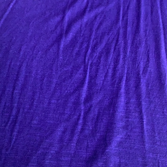 Splendid tab sleeve everyday bounce knit t-shirt purple violet basic xs - Picture 6 of 7
